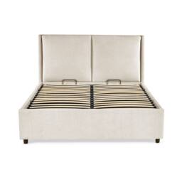 Cheshire Opal Beige Upholstered Ottoman Storage Bed - King (150cm) - thumbnail 5