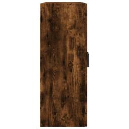 Berkfield Home Wall Mounted Cabinets 2 pcs Smoked Oak Engineered Wood in Brown - thumbnail 7