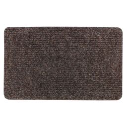 JVL Delta Scraper Door Mat, 50x80cm, Brown - Size: 50 cm x 80 cm - thumbnail 2