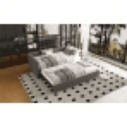 Matteo Upholstered bed, 3FT single bed bottom with bed 90x190cm, can be joined into a double bed, daybed sofa bed in Grey - Size: Single Fitted - thumbnail 3
