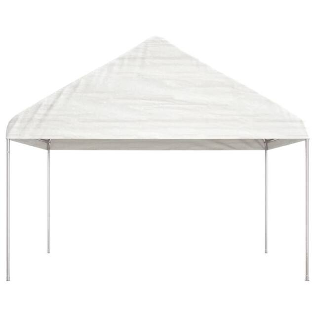 Berkfield Home Gazebo with Roof White 6.69x4.08x3.22 m Polyethylene - image 1