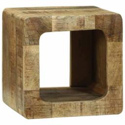 Berkfield Home TV Unit 36x36x30 cm Solid Wood Mango in Brown - Size: 36 x 36 x 30 cm - thumbnail 4