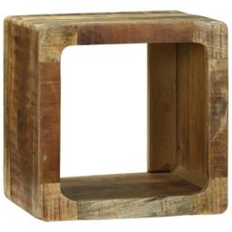 Berkfield Home TV Unit 36x36x30 cm Solid Wood Mango in Brown - Size: 36 x 36 x 30 cm - thumbnail 3