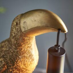 Netlighting 'ANDRIA' Non Dimmable Contemporary Stylish Indoor Desk Table Lamp in Gold - thumbnail 5
