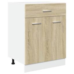 Berkfield Home 8 Piece Kitchen Cabinet Set Lyon Sonoma Oak Engineered Wood in Brown - thumbnail 8