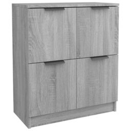 Berkfield Home Sideboard Grey Sonoma 60x30x70 cm Engineered Wood - Size: 60 x 30 x 70 cm - thumbnail 2