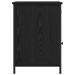 Berkfield Home Bedside Cabinets 2 pcs Black Oak 40x42x60 cm Engineered Wood in Brown - Size: 40 x 42 x 60 cm - thumbnail 8