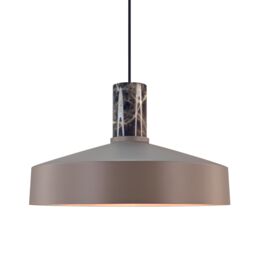 Nordlux Modern Indoor Pendant Light Brown Metal E27 Marble - Mains Powered, IP20 - thumbnail 3