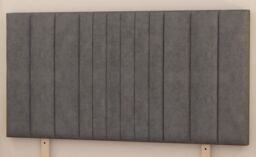 "Somnior Alexas 2 Drawers Divan Bed with 30"" Upholstered Headboard Plush Velvet in Silver - Size: Small Single" - thumbnail 4
