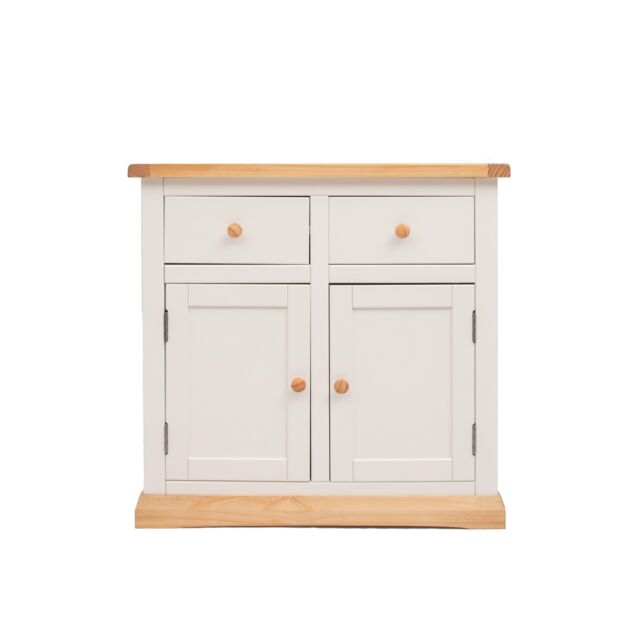Cabinet Bits Trevi Off-White 2 Drawer 2 Door Sideboard Wood Knob - image 1