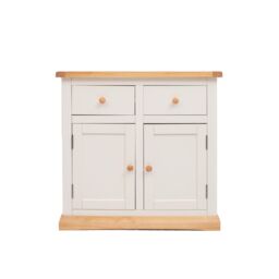 Cabinet Bits Trevi Off-White 2 Drawer 2 Door Sideboard Wood Knob - thumbnail 1