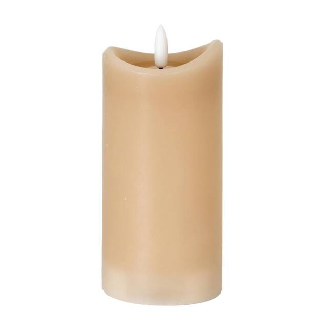 Hill Interiors Luxe Collection LED Candle (Batteries Included) in Taupe - image 1