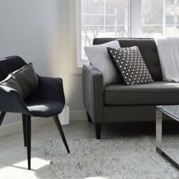 Happy Homewares Small & Contemporary LED Table/Floor Lamp Uplighter in White - thumbnail 2