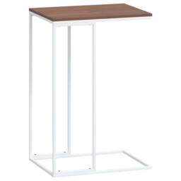 Berkfield Home Side Table White 40x30x59 cm Engineered Wood - Size: 40 x 30 x 59 cm - thumbnail 2