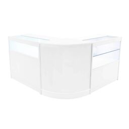 Monstershop Adonis LED Shop Counter Set B900, C900 & CM60 - White - thumbnail 1