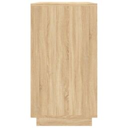 Berkfield Home Sideboard Sonoma Oak 80x34x75 cm Engineered Wood in Brown - Size: 80 x 34 x 75 cm - thumbnail 6