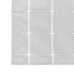 DRIFTED ROOT Grey No-Hook Jacquard Curtain with Snap Liner Magnets & Window - thumbnail 2