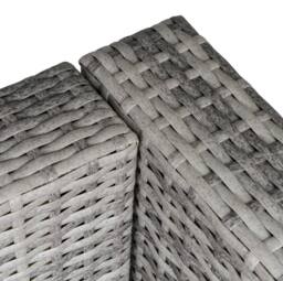 STILVORA Corner Sofa Chair with Cushions in Grey - thumbnail 8