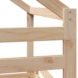 Berkfield Home Beautiful Bunk Bed without Mattress 80x200 cm Solid Wood Pine in Light Brown - thumbnail 9
