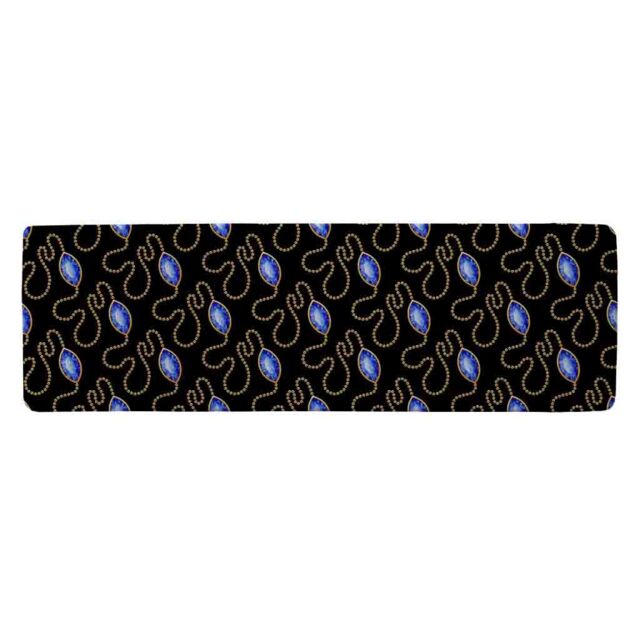 Benjamin Tate Design Diamond Necklaces Runner Rug in Natural - Size: 67 cm x 230 cm - image 1