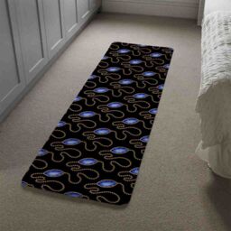 Benjamin Tate Design Diamond Necklaces Runner Rug in Natural - Size: 67 cm x 230 cm - thumbnail 4