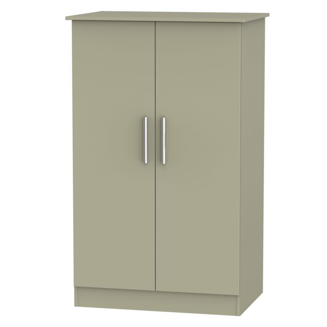 Ready Assembled 2 U Trent 2 Door Midi Wardrobe (Ready Assembled) in Light Brown