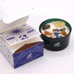 KDMD Hop Hare Crystal Magic Flower Candle - The Sun in Blue - thumbnail 2