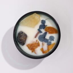 KDMD Hop Hare Crystal Magic Flower Candle - The Sun in Blue - thumbnail 3