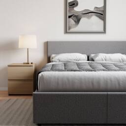 HD Designs Vida Designs Veronica Double Ottoman Bed in Dark Grey - thumbnail 6