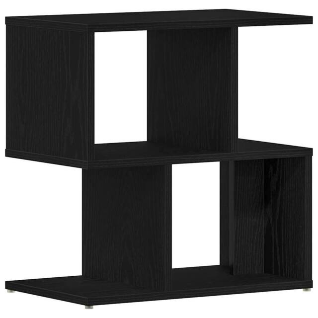 Berkfield Home Bedside Cabinet Black Oak 50x30x51, 5 cm Engineered Wood - image 1