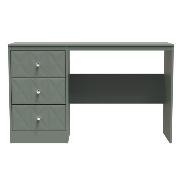 Ready Assembled 2 U Memphis 3 Drawer Desk (Ready Assembled) in Pale Green - image 1