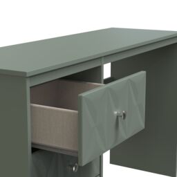 Ready Assembled 2 U Memphis 3 Drawer Desk (Ready Assembled) in Pale Green - thumbnail 5