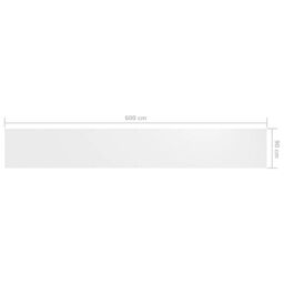 Berkfield Home Balcony Screen White 90x600 cm Oxford Fabric - thumbnail 5