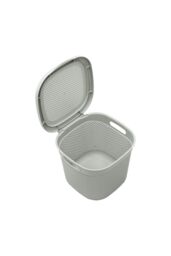 JVL Droplette 15L Storage Basket - Ice Grey in Light Grey - Size: Medium - thumbnail 2