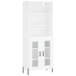 Berkfield Home Highboard White 69.5x34x180 cm Engineered Wood - thumbnail 2