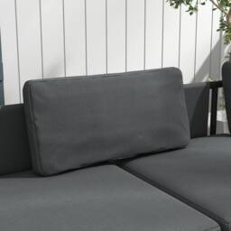 Wyld Haus Vivino 3 Piece L Shaped Outdoor Sofa Set Grey Natural Tone Coffee - thumbnail 9