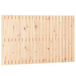 Berkfield Home Wall Headboard 140x3x90 cm Solid Wood Pine in Light Tan - Size: 140 x 3 x 90 cm - thumbnail 3