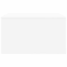 Berkfield Home Decorative Coffee Table with Drawers White 70.5x70x40 cm - thumbnail 7