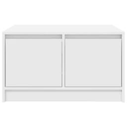 Berkfield Home Decorative Coffee Table with Drawers White 70.5x70x40 cm - thumbnail 6