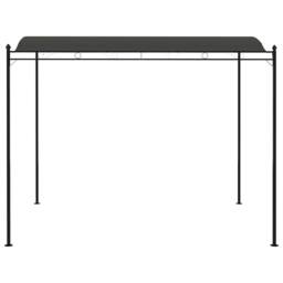 Berkfield Home Sunshade Awning 3x2.4 m Anthracite in Black - thumbnail 4