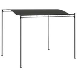 Berkfield Home Sunshade Awning 3x2.4 m Anthracite in Black - thumbnail 2