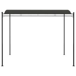 Berkfield Home Sunshade Awning 3x2.4 m Anthracite in Black - thumbnail 3