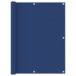 Berkfield Home Balcony Screen Blue 120x400 cm Oxford Fabric - thumbnail 1
