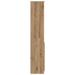 Berkfield Home Highboard Artisan Oak 37.5x35x180 cm Engineered Wood in Brown - thumbnail 6