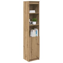 Berkfield Home Highboard Artisan Oak 37.5x35x180 cm Engineered Wood in Brown - thumbnail 4