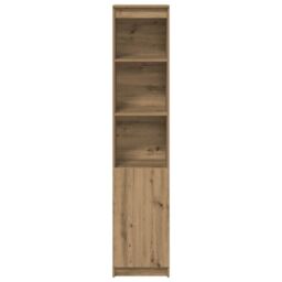 Berkfield Home Highboard Artisan Oak 37.5x35x180 cm Engineered Wood in Brown - thumbnail 5