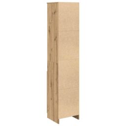 Berkfield Home Highboard Artisan Oak 37.5x35x180 cm Engineered Wood in Brown - thumbnail 7