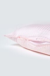 Homescapes Egyptian Cotton Super Soft V Shaped Pillowcase 330 TC in Pink - thumbnail 3