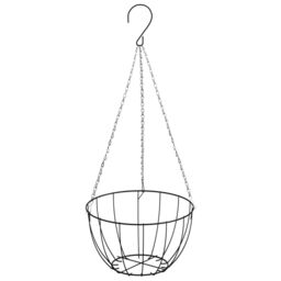Berkfield Home Hanging Basket Brackets with Planters 4 pcs Black Steel - thumbnail 5