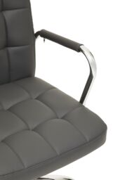 Orsina Ergonomic Black Tufted Home Office Chair, Comfortable Work From Home Chair, Movable Ergonomic Work Chair in Grey - thumbnail 6
